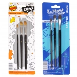 Set platte kwasten 3 stuks