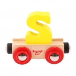 Bigjigs Rail houten wagon – letter S