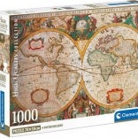 Puzzel 1000 stukjes oude kaart