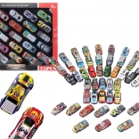 Set autootjes met aandrijving - kleurrijke collectie van 25 stuks