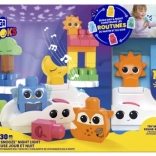 Mega Bloks opstaan en slapen nachtlampje met figuurtjes