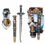 Ridder set plastic zwaard met schede en beschermers