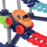 Lange flexibele racebaan-set met 291 delen en autootje