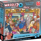 JUMBO Wasgij Mystery 9 grote treinroof 1000 stukjes