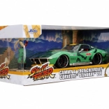 Jada Toys Street Fighter 1969 Chevrolet Corvette 1:24 met Cammy-figuur