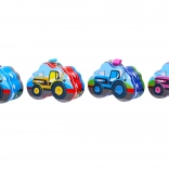 Blikken spaarpot met tractor 14 × 10 cm