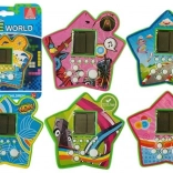 Zakformaat elektronische Tetris-spel – ster, groen