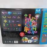 Lichtgevende knikkerbaan voor in het donker, 72 delen