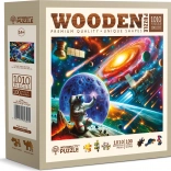 Houten puzzel WOODEN CITY Ontdekking van de ruimte 1010 stukjes