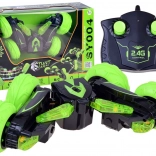 Stuntauto met afstandsbediening 2,4 GHz – groen – Groen