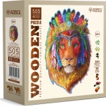 Houten puzzel WOODEN CITY Mystieke leeuw 505 stukjes