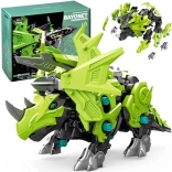 Bewegend model van een mechanische robot Triceratops