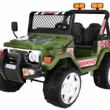 terrein elektrische kinderauto Raptor Drifter groen met afstandsbediening
