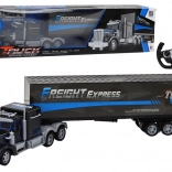 Leuke op afstand bestuurbare vrachttrein met LED-lichten 27MHz blauw