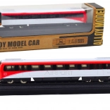 Verzamelmodel trein rood-wit 1:48 metaal