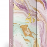 Notique Wekelijkse Magnetische Agenda Roze Marmer 2026