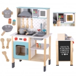 Houten kinderkeuken TOOKY TOY met accessoires
