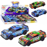 Raceauto met wrijvingsaandrijving licht en geluid