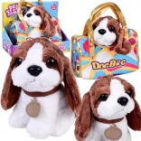 schattige pluchen hondje in handtas – superzacht speelgoed voor kinderen