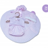 Kledingsetje voor babypop Llorens New Born 26 cm