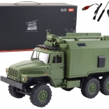 militaire RC vrachtwagen WPL B-36 1:16 4WD met LED
