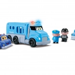 Politieauto's met effecten - set van 4 stuks