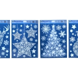 Kerst raamdecoratie 41x29 cm