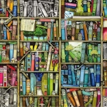 Ravensburger puzzel bizarre bibliotheek 1000 stukjes