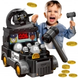 Woopie behendigheidsspel Sla de mol – politiewagen met accessoires