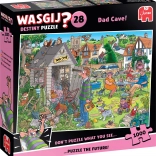 Puzzel Wasgij Destiny 28: Papa's schuilplaats 1000 stukjes