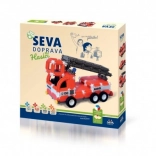 Seva Doprava – brandweer, bouwset 545 stukjes
