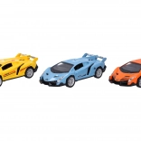 Frictieauto met effecten 15 cm