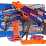 Mega karabijn BLAZE STORM voor foamkogels – blauw, automatische blaster