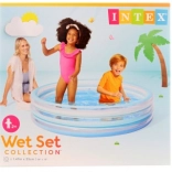 Opblaasbaar kinderzwembad 147 × 33 cm, blauw, 3 kamers