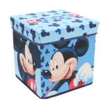 Cozy Noxxiez opbergbox en poef MICKEY MOUSE 30×30×30 cm