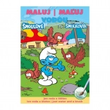 Waterverf kleurboek A5 – Smurfen 15 × 21 cm