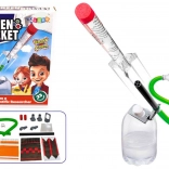 ecologische water raket op perslucht – wetenschappelijke experimenten voor kinderen (23 onderdelen)