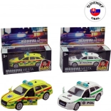 Reddings- en Politiewagen met terugtrekmotor