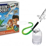 Doe-het-zelf educatieve raket op perslucht