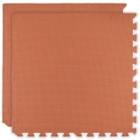 HUMBI schuimmat 120 × 60, grote waterdichte schuimpuzzel, 2 stuks, perzik