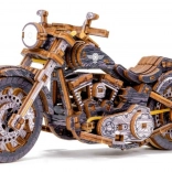 Houten mechanisch model van de Cruiser V-Twin motorfiets
