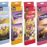 Diamond painting bloemen, vogels, hondje en Venetië 30x30 cm