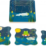 Gelaagde puzzel Kikkerprins Small Foot