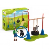 Schleich Farm World hondenpark en agilityset