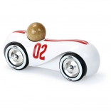 Vilac houten raceauto Streamline vintage wit