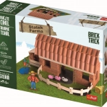 Trefl Brick Trick boerderij XL – bouwset van echte bakstenen