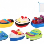 Rubberen bootjes voor in bad met netje