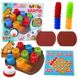 Spel Mole Maze 2-in-1 – Snelle Bekers en Boter-Kaas-en-Eieren