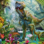 Diamantschilderen – dinosauruswereld 30 × 40 cm