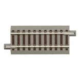 Roco geoLINE rechte rail met ballast 76,5 mm